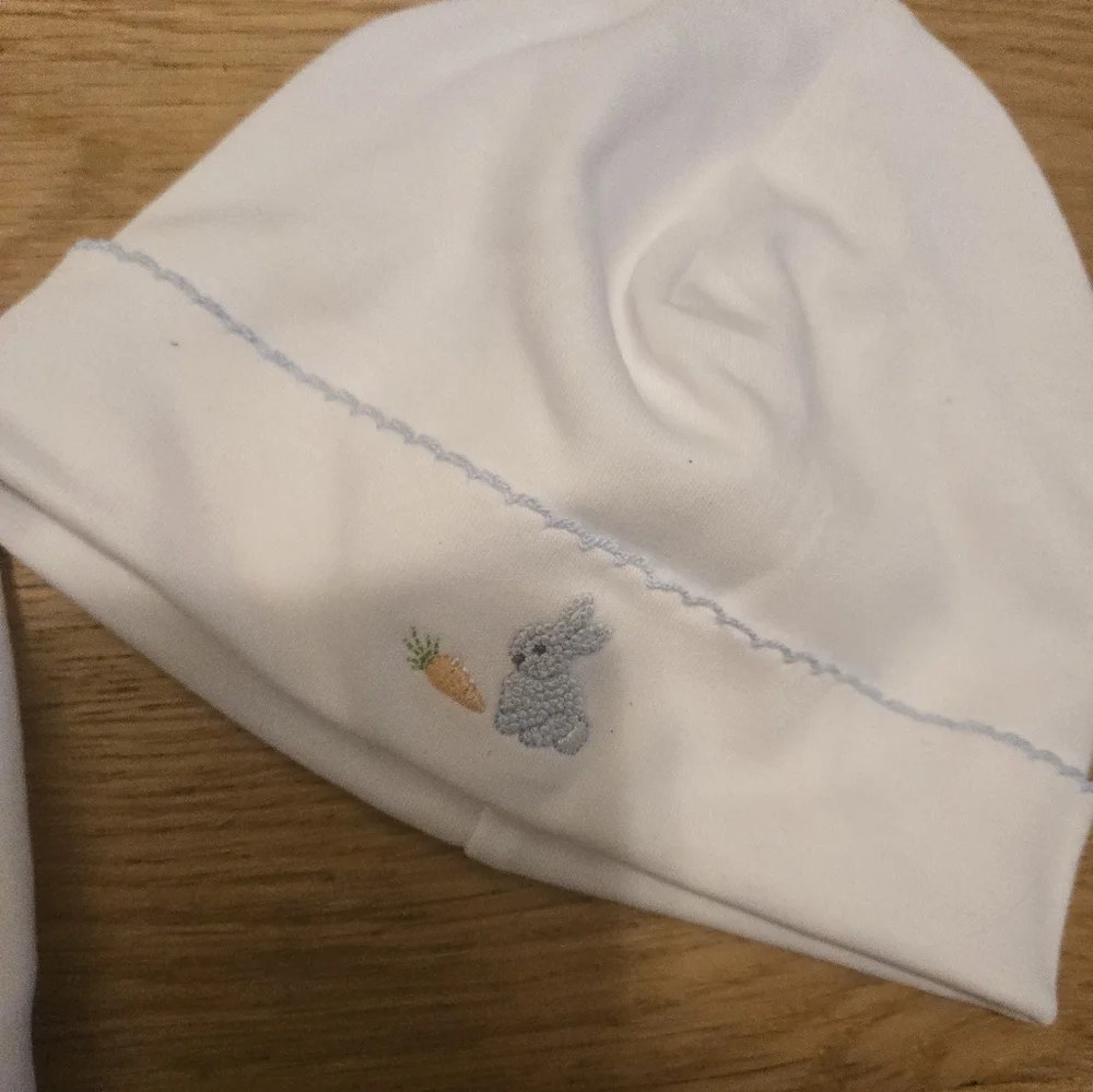 Baby Blue One Piece and Hat Set - Picture 2 of 2